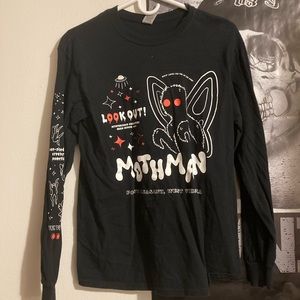 Moth man unisex long sleeve tee
